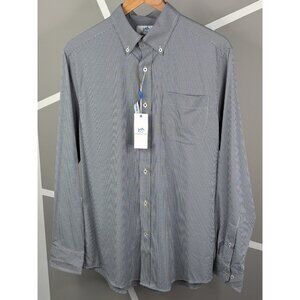 NWT Southern Tide Intercoastal Gameday Gingham Men’s M Button Down Shirt Navy